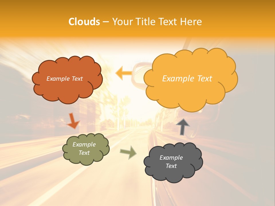 Racing Racer Curve PowerPoint Template