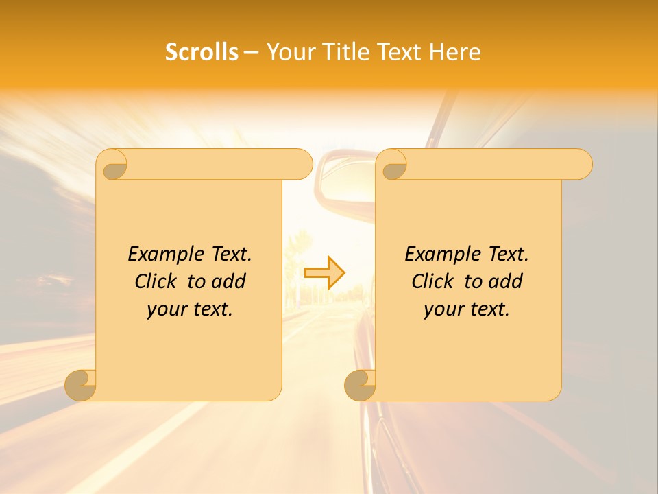 Racing Racer Curve PowerPoint Template