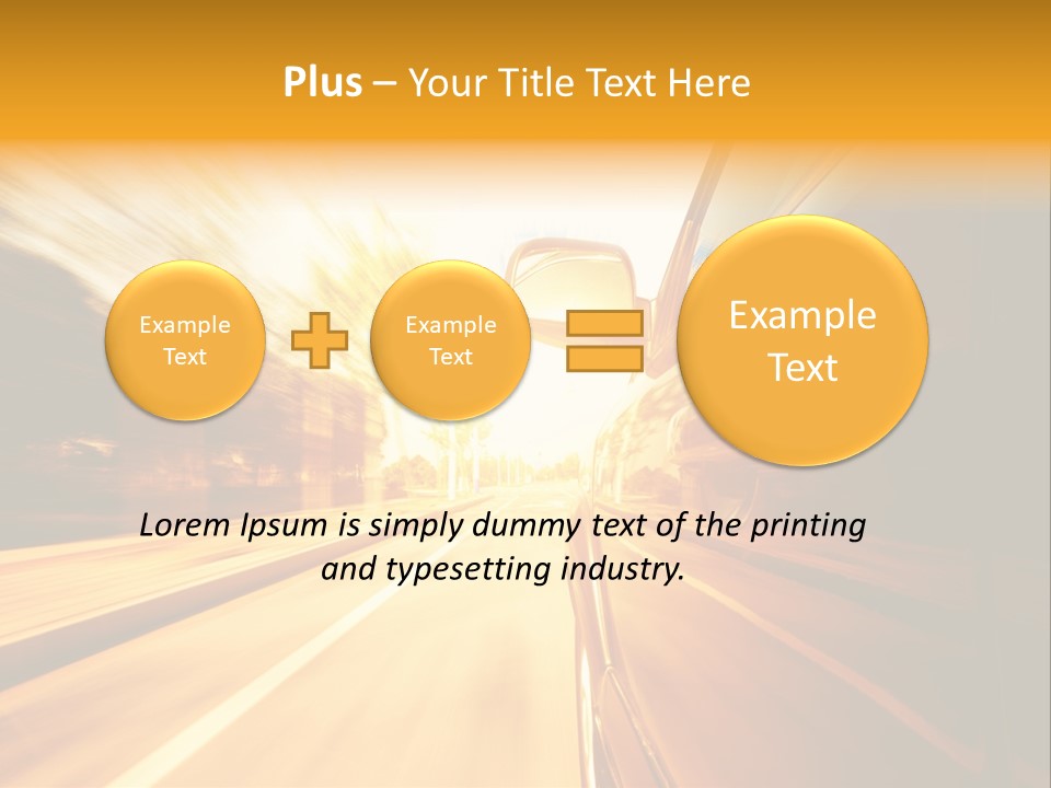 Racing Racer Curve PowerPoint Template