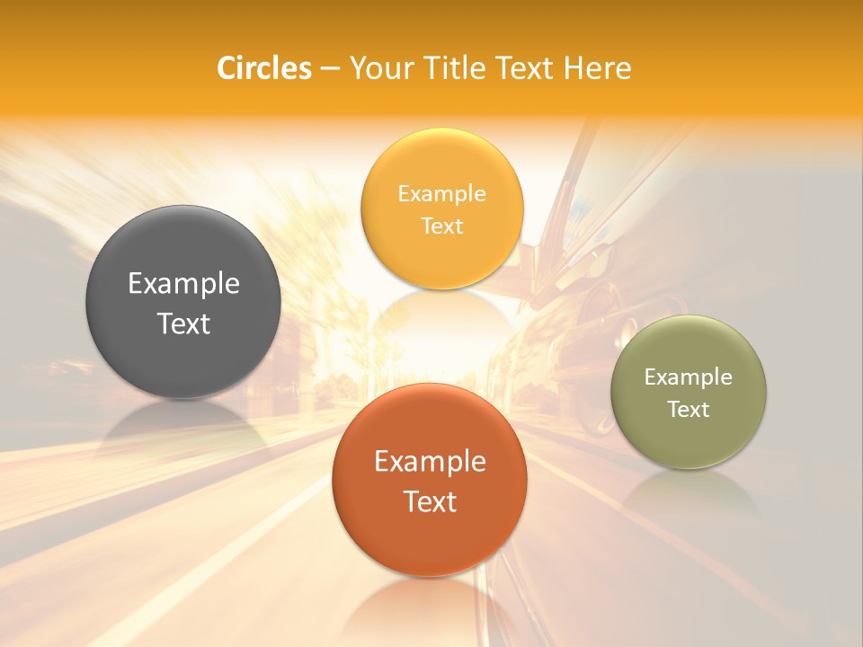 Racing Racer Curve PowerPoint Template