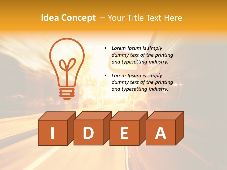 Racing Racer Curve PowerPoint Template