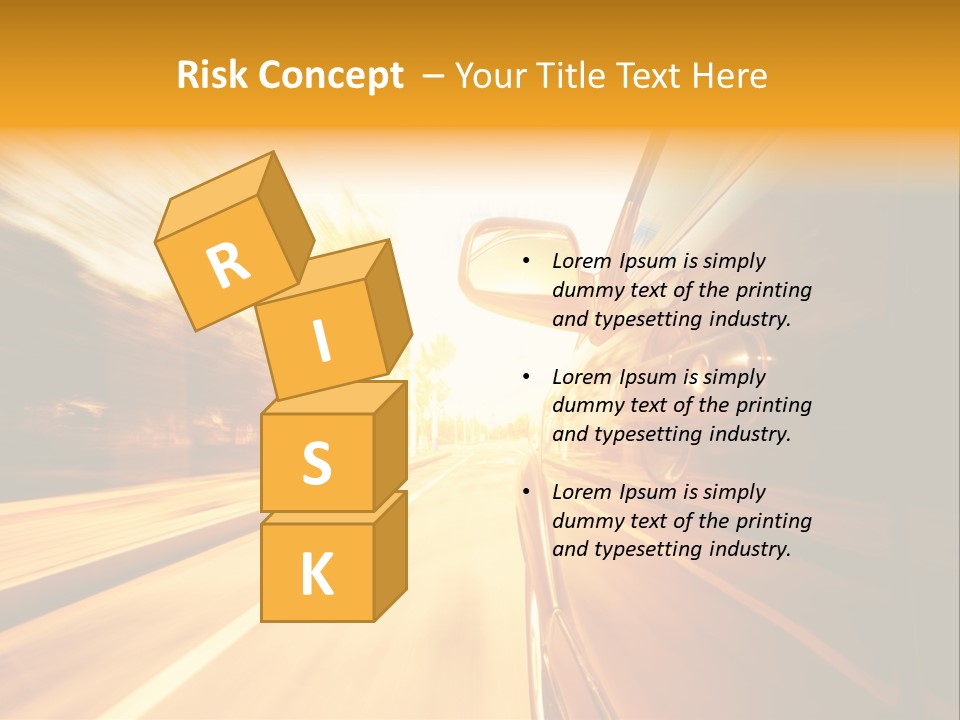 Racing Racer Curve PowerPoint Template