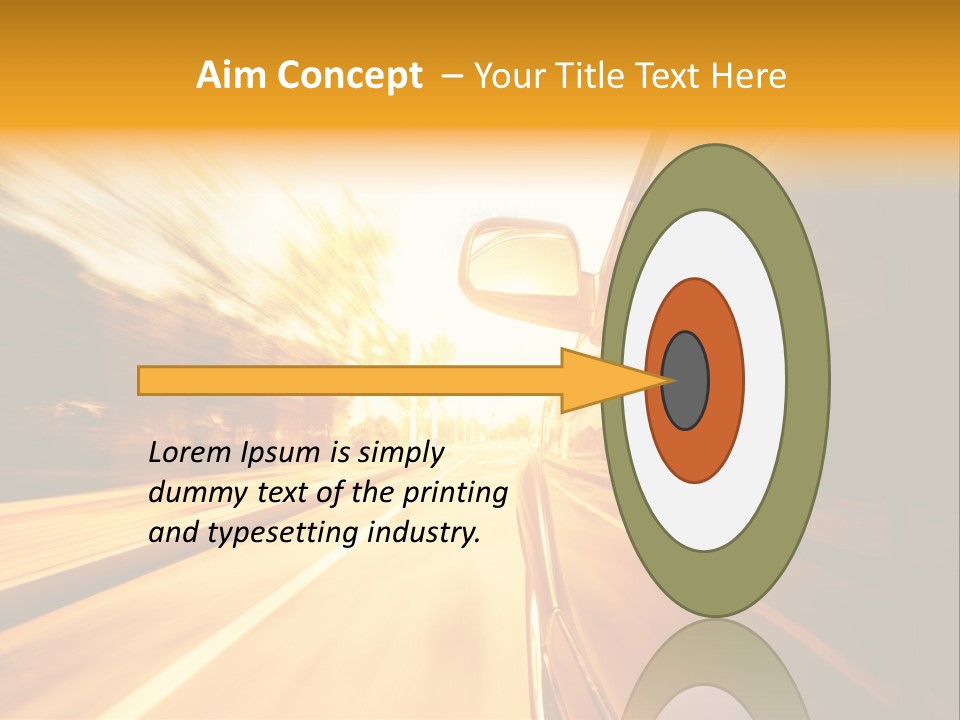 Racing Racer Curve PowerPoint Template