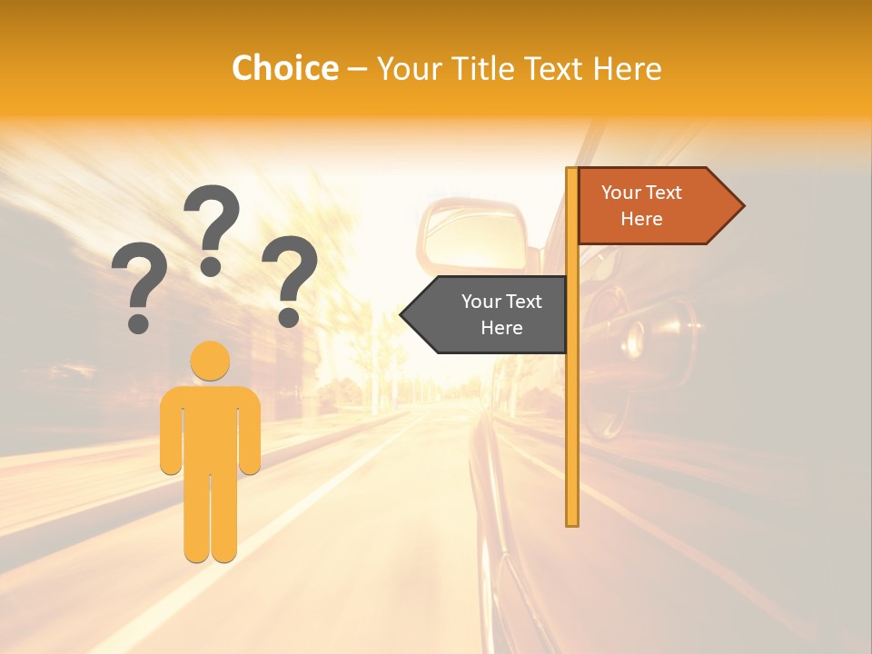 Racing Racer Curve PowerPoint Template