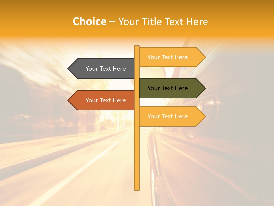 Racing Racer Curve PowerPoint Template