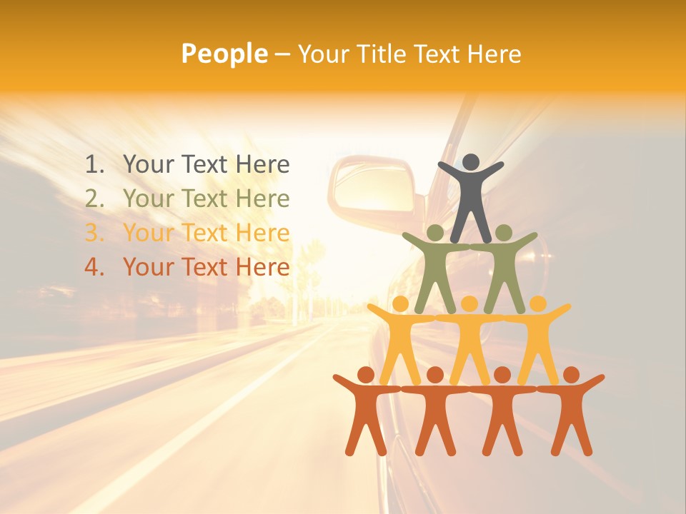 Racing Racer Curve PowerPoint Template