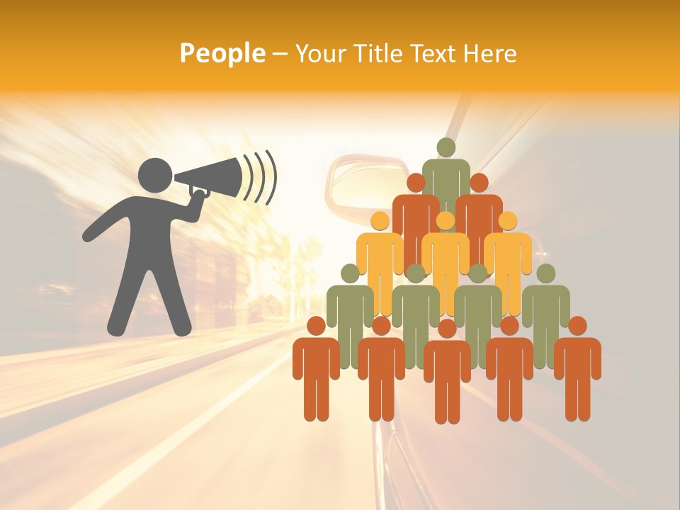 Racing Racer Curve PowerPoint Template