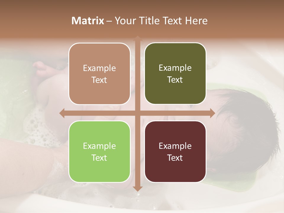 Bathtub Mother Soap Sud PowerPoint Template