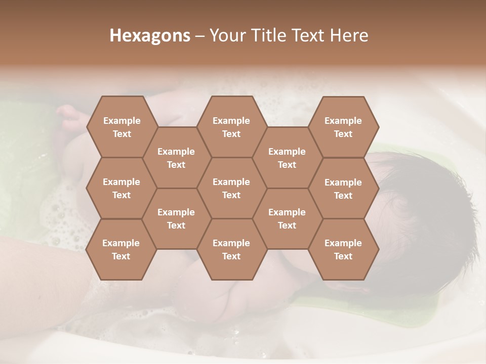 Bathtub Mother Soap Sud PowerPoint Template