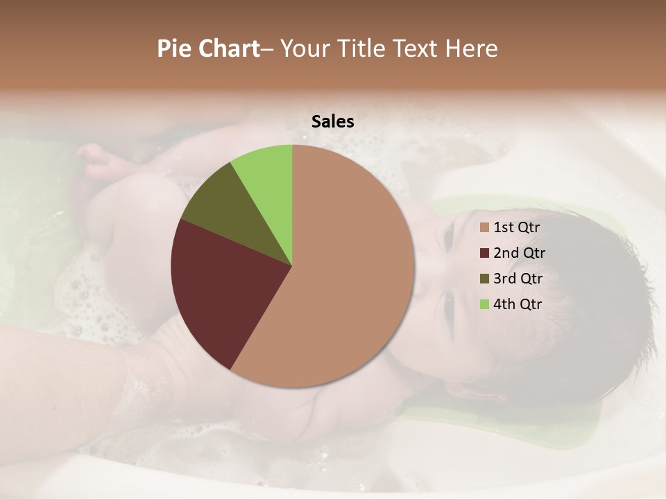 Bathtub Mother Soap Sud PowerPoint Template