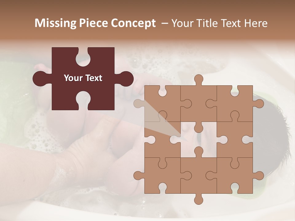 Bathtub Mother Soap Sud PowerPoint Template