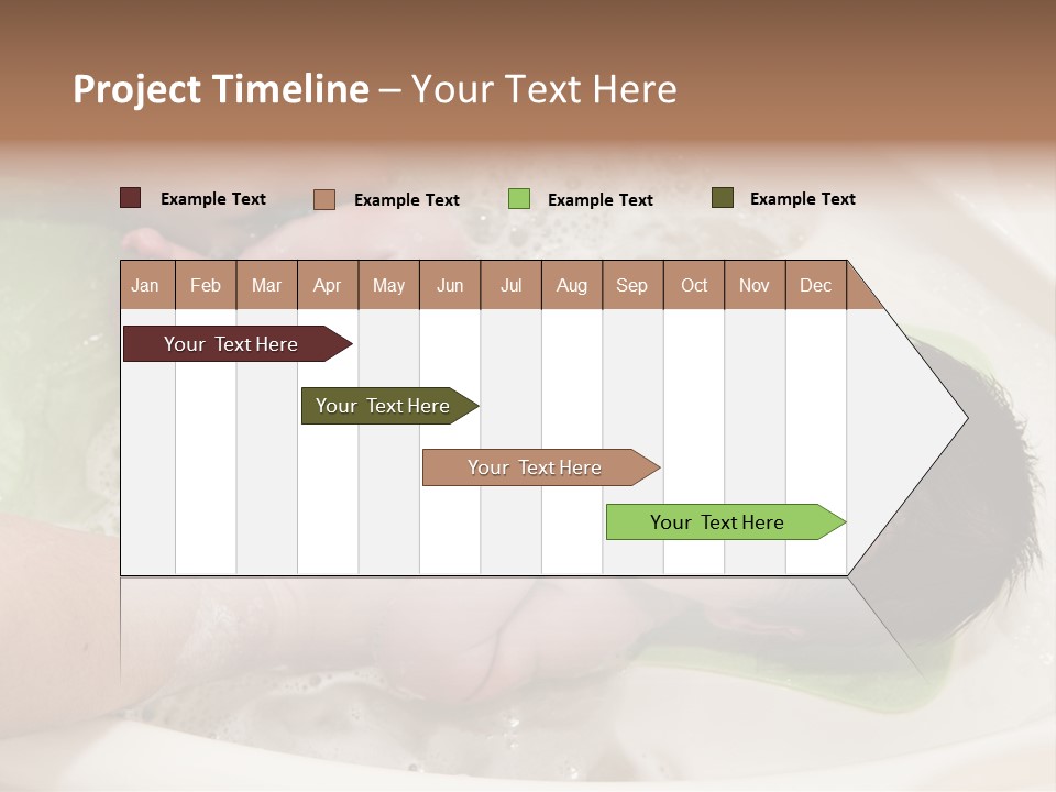 Bathtub Mother Soap Sud PowerPoint Template