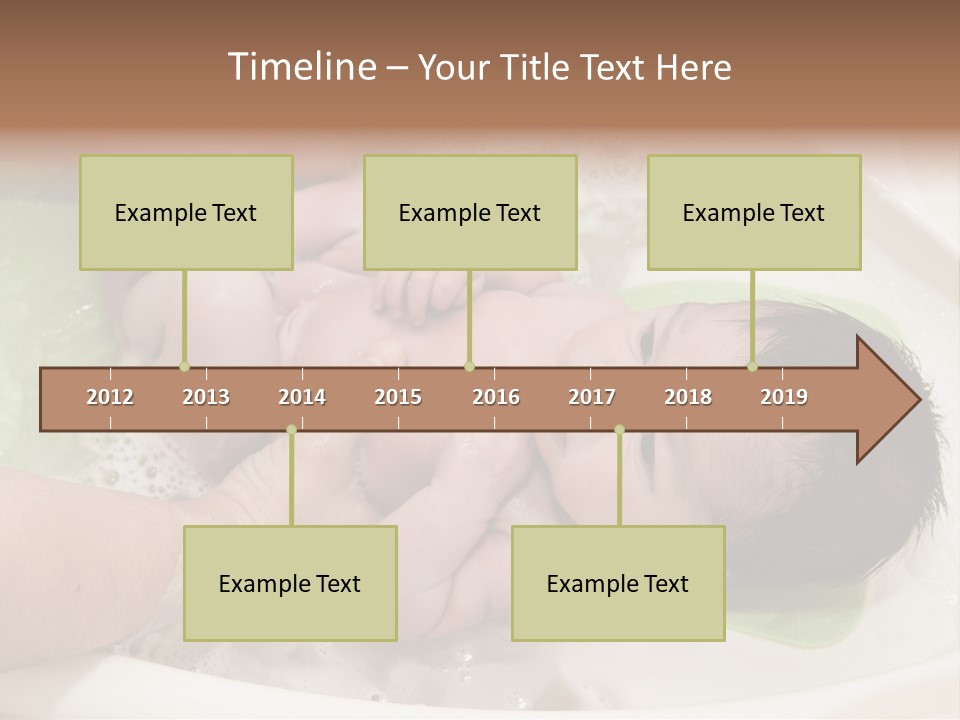 Bathtub Mother Soap Sud PowerPoint Template