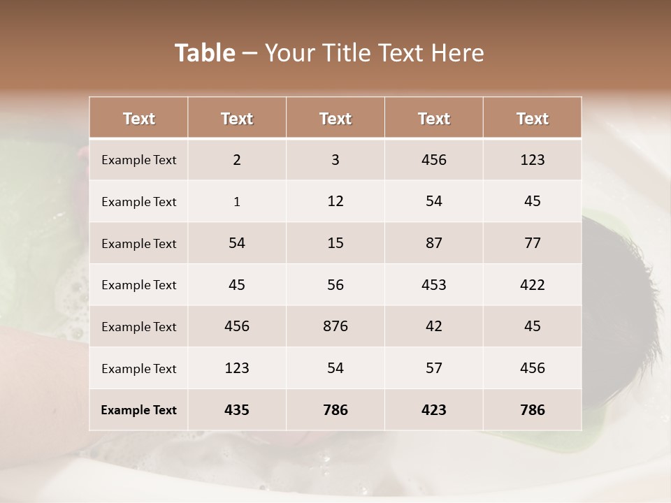 Bathtub Mother Soap Sud PowerPoint Template