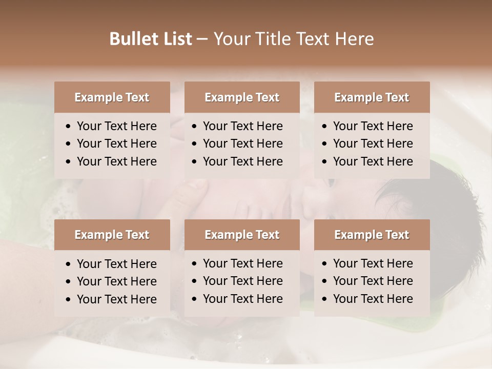 Bathtub Mother Soap Sud PowerPoint Template