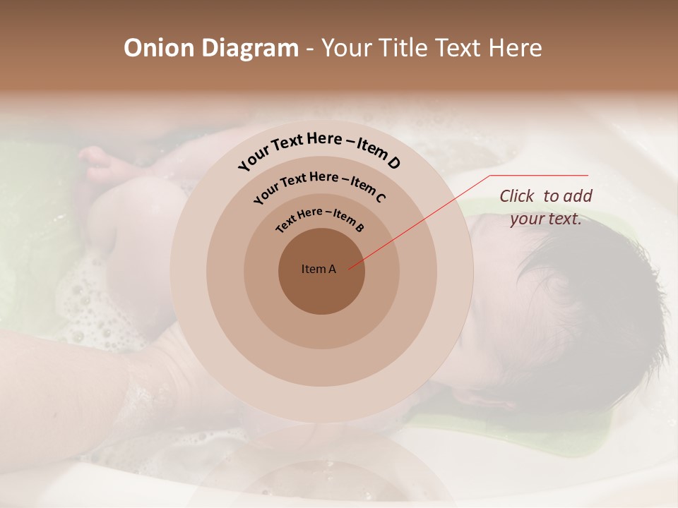 Bathtub Mother Soap Sud PowerPoint Template