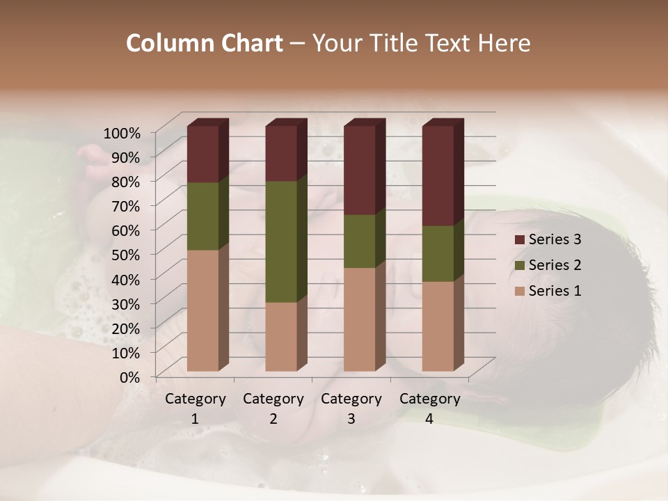 Bathtub Mother Soap Sud PowerPoint Template