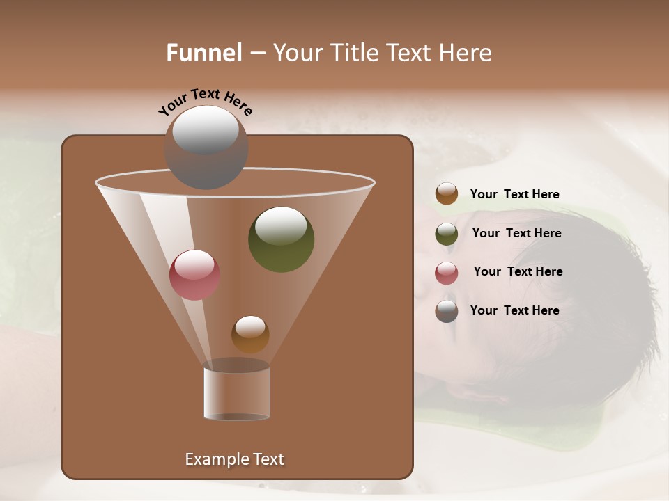 Bathtub Mother Soap Sud PowerPoint Template