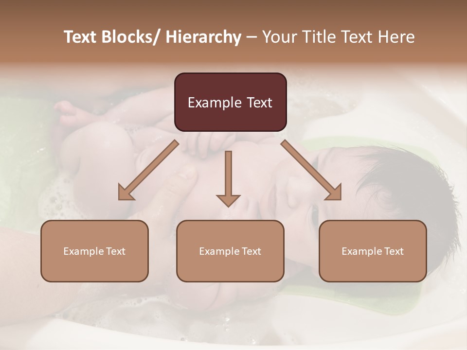 Bathtub Mother Soap Sud PowerPoint Template