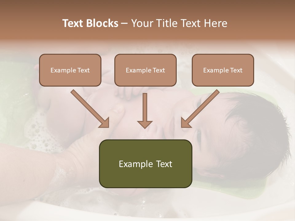 Bathtub Mother Soap Sud PowerPoint Template
