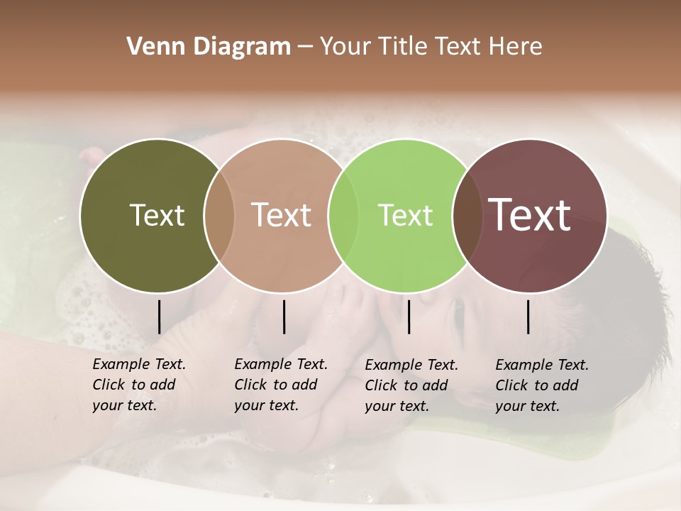 Bathtub Mother Soap Sud PowerPoint Template