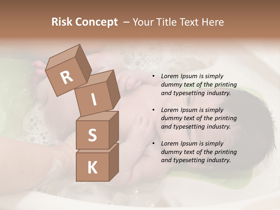 Bathtub Mother Soap Sud PowerPoint Template