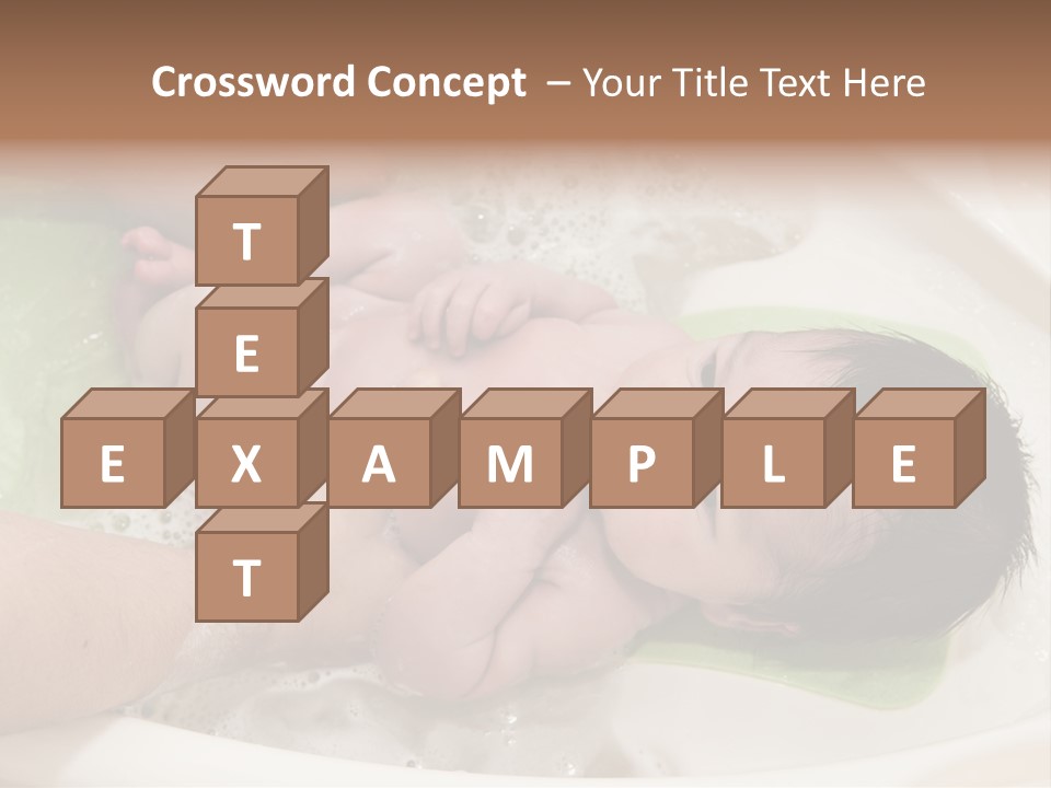 Bathtub Mother Soap Sud PowerPoint Template