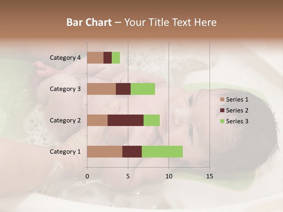 Bathtub Mother Soap Sud PowerPoint Template