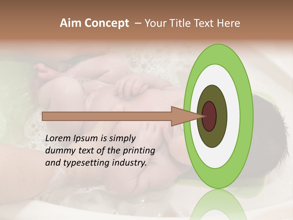 Bathtub Mother Soap Sud PowerPoint Template