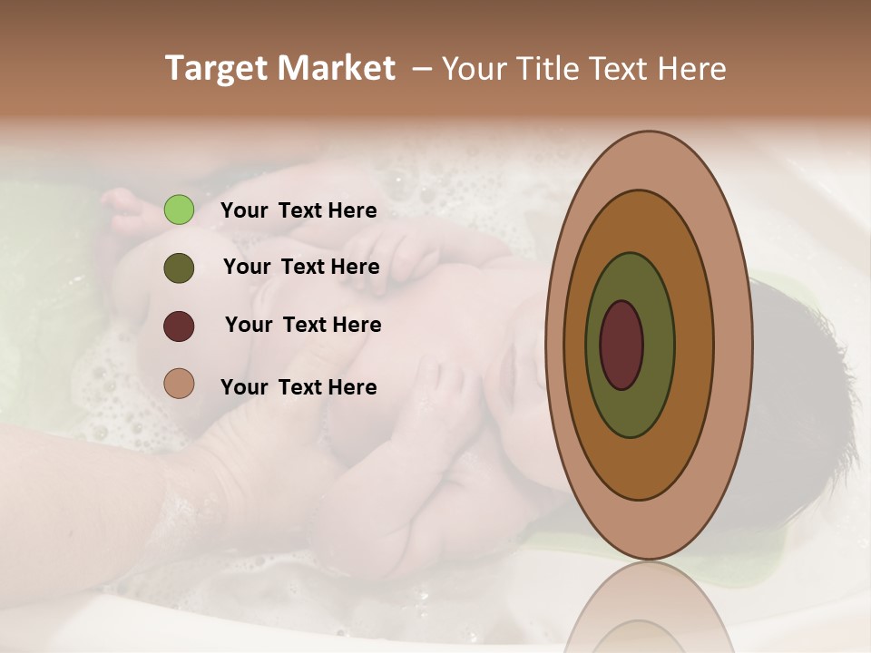 Bathtub Mother Soap Sud PowerPoint Template