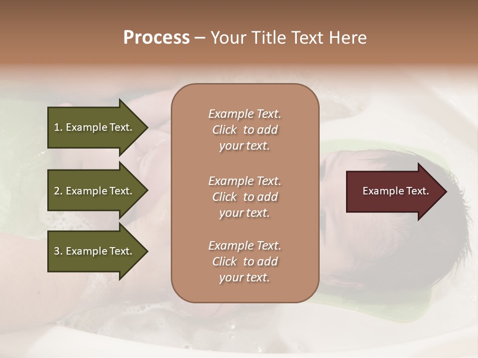 Bathtub Mother Soap Sud PowerPoint Template