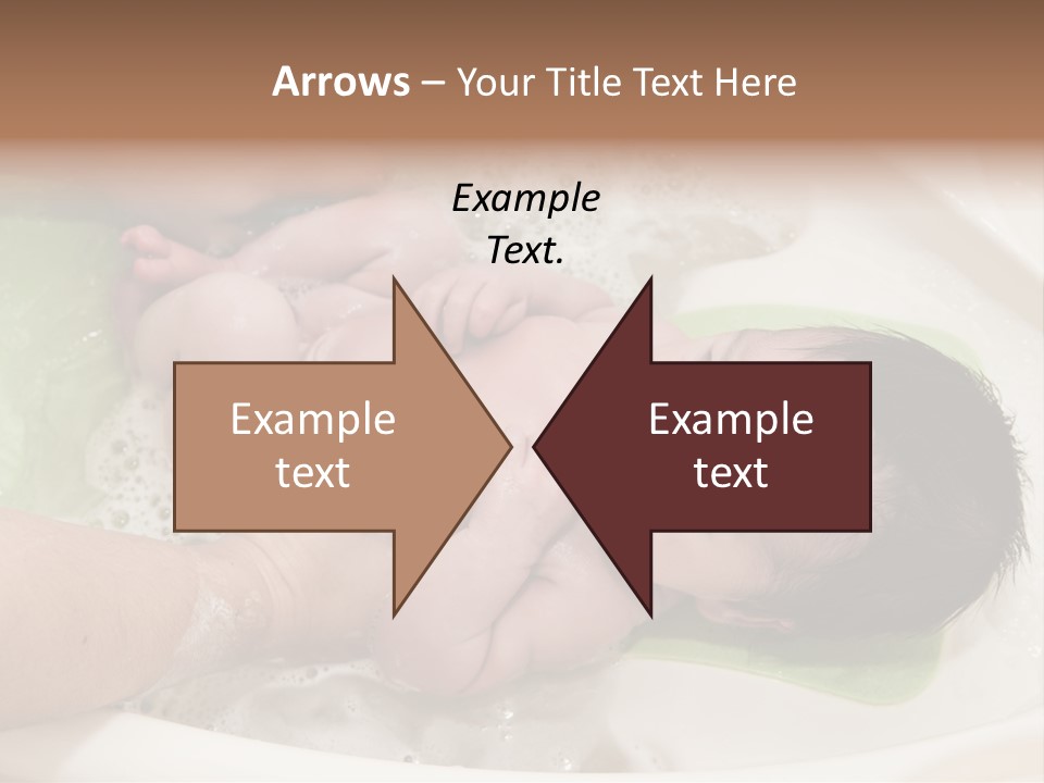 Bathtub Mother Soap Sud PowerPoint Template