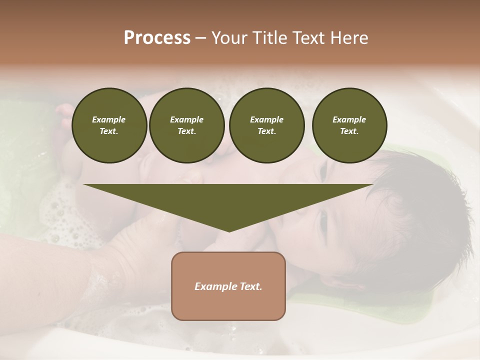 Bathtub Mother Soap Sud PowerPoint Template