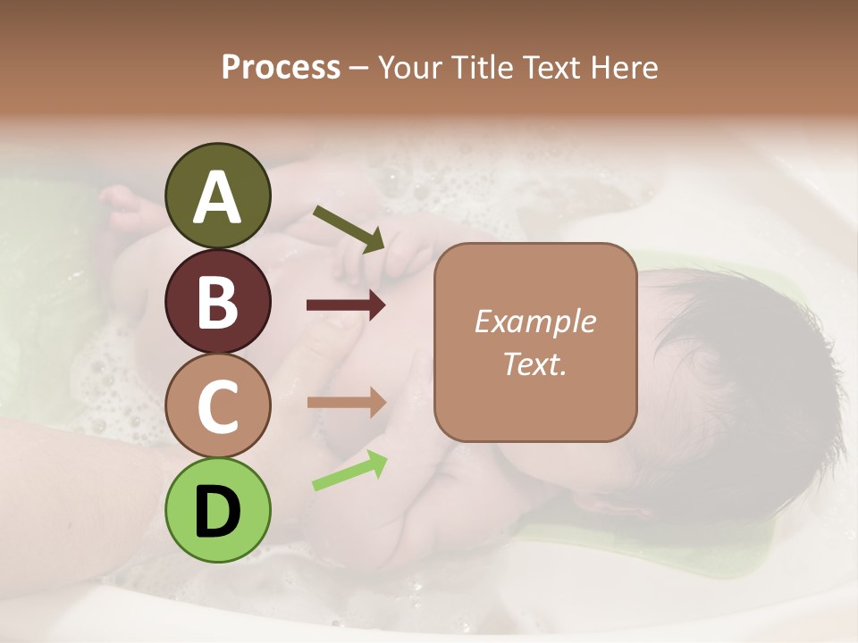 Bathtub Mother Soap Sud PowerPoint Template