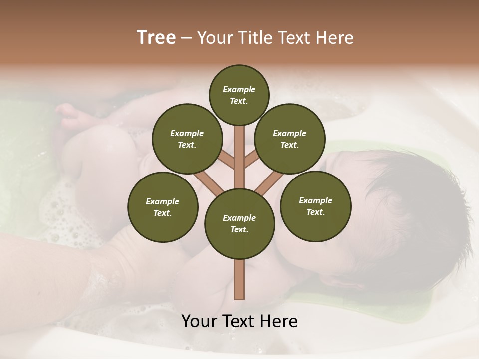 Bathtub Mother Soap Sud PowerPoint Template