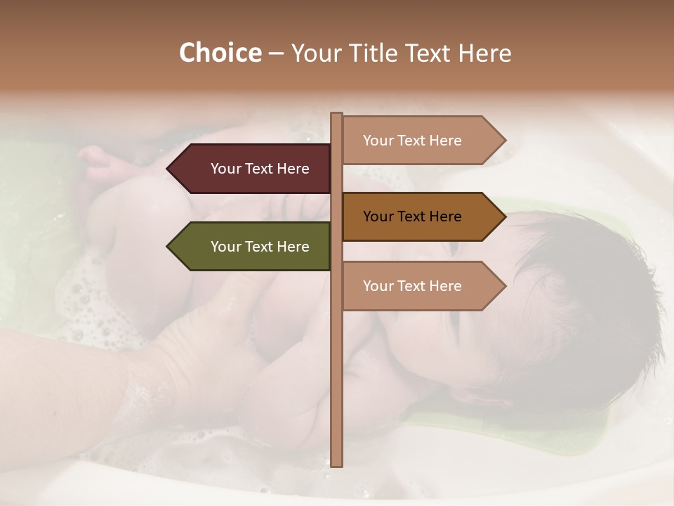 Bathtub Mother Soap Sud PowerPoint Template