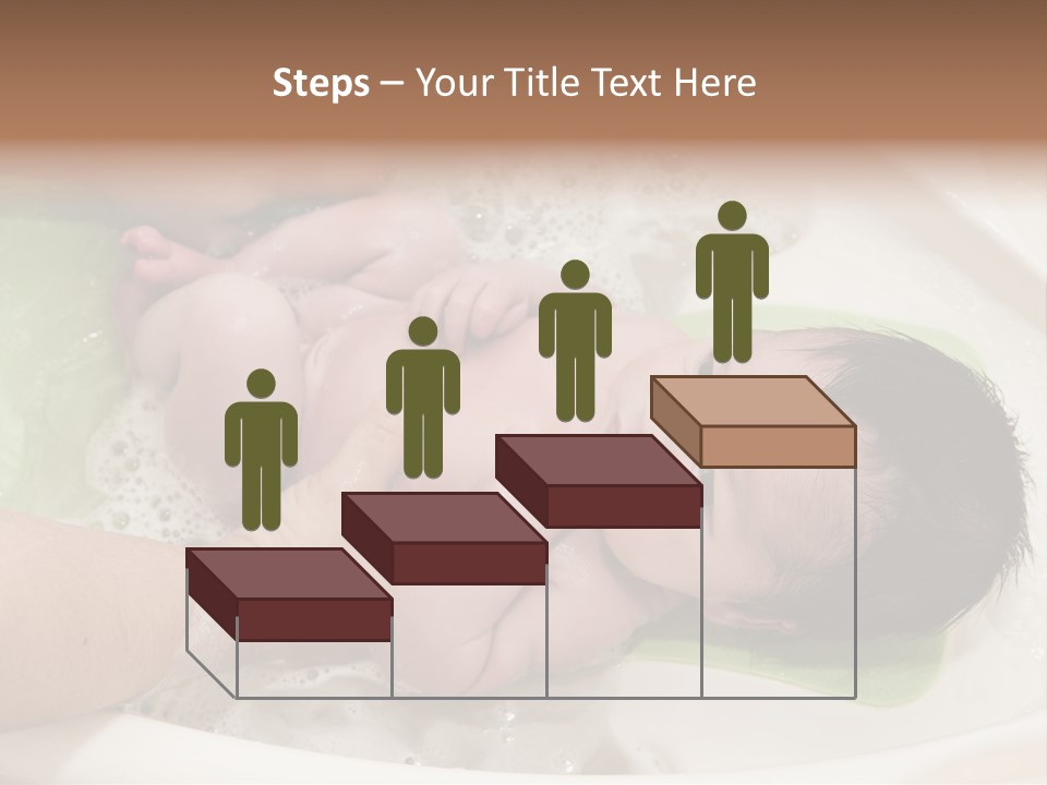 Bathtub Mother Soap Sud PowerPoint Template