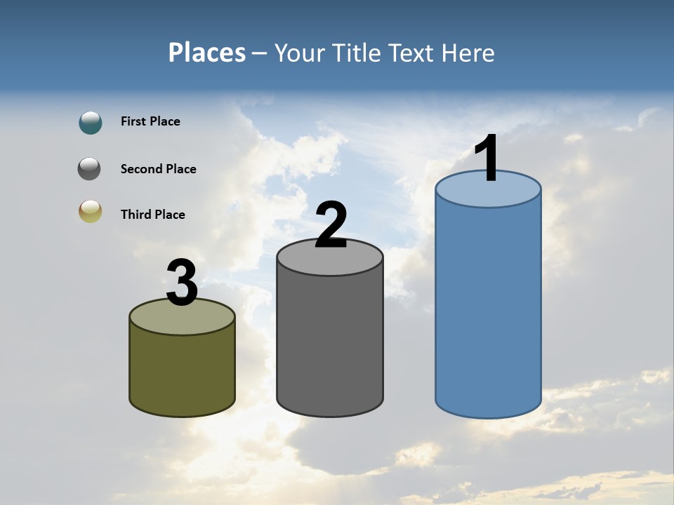 Scenic Brightly Cloud PowerPoint Template