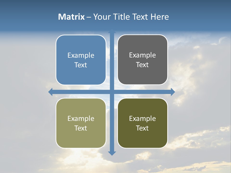 Scenic Brightly Cloud PowerPoint Template