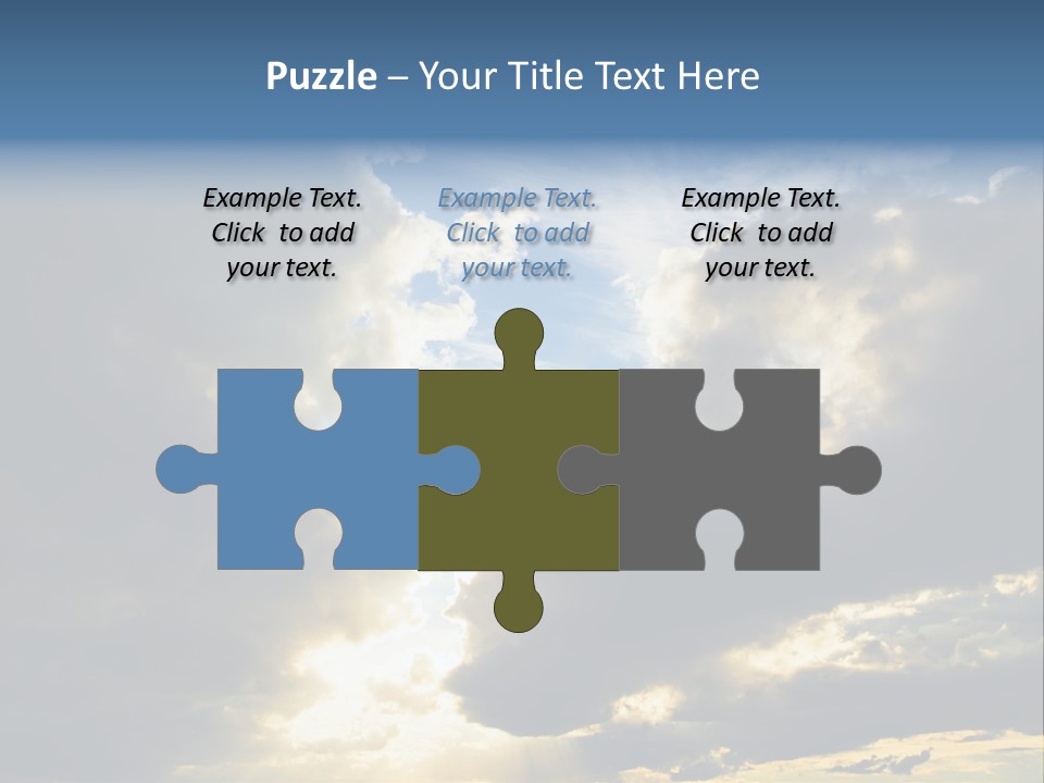 Scenic Brightly Cloud PowerPoint Template