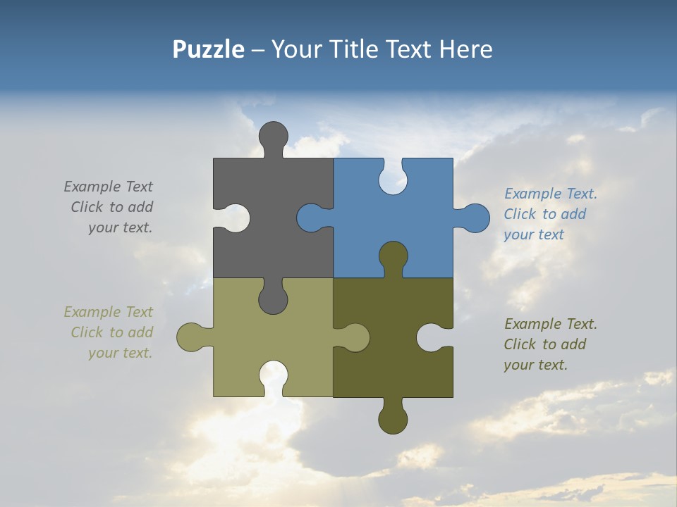 Scenic Brightly Cloud PowerPoint Template