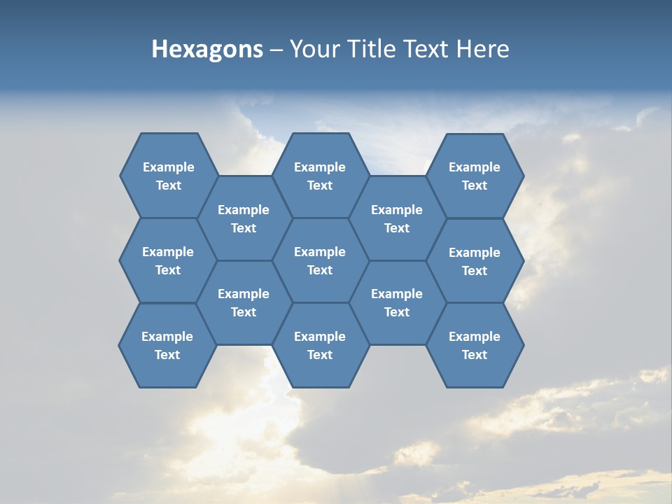 Scenic Brightly Cloud PowerPoint Template