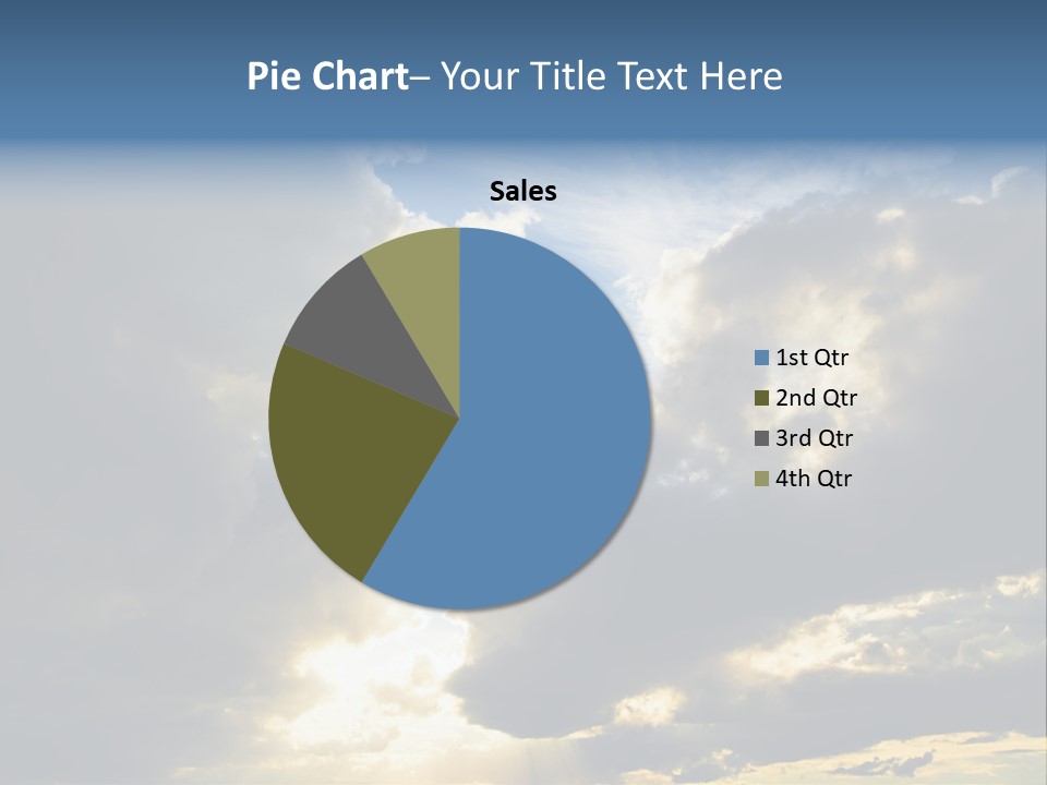 Scenic Brightly Cloud PowerPoint Template