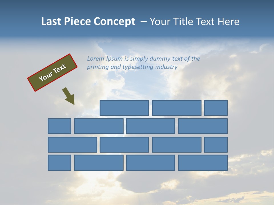 Scenic Brightly Cloud PowerPoint Template