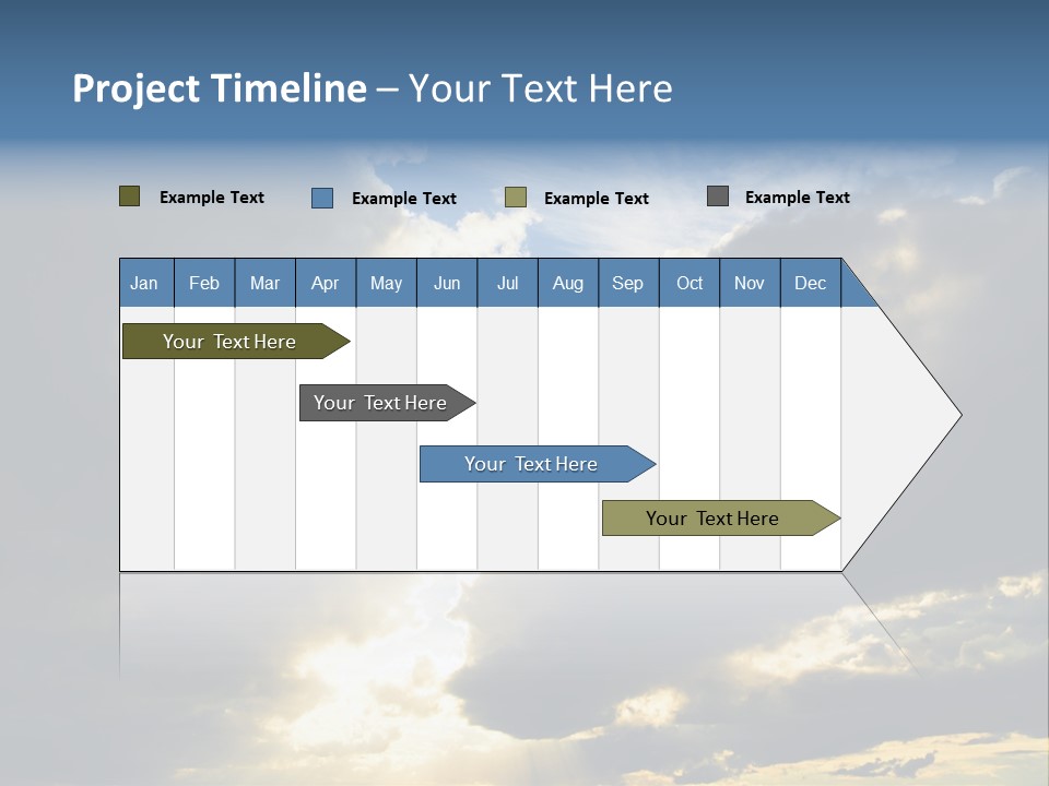 Scenic Brightly Cloud PowerPoint Template