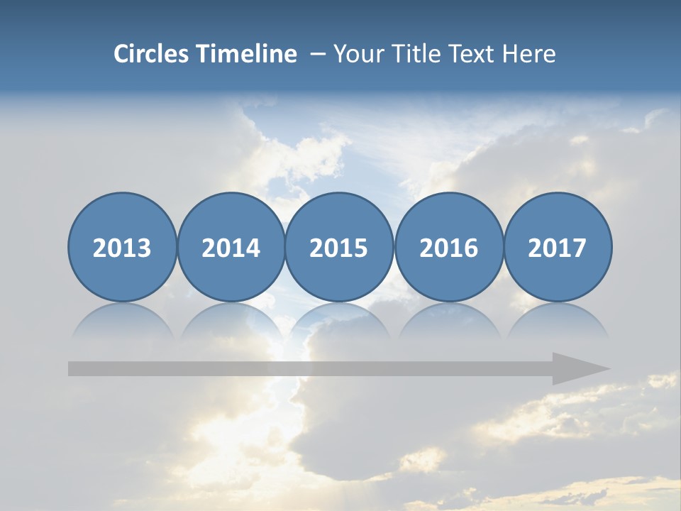 Scenic Brightly Cloud PowerPoint Template