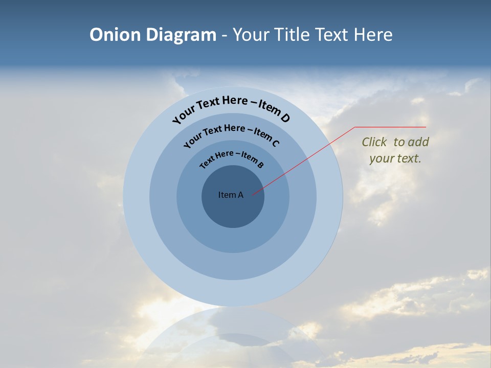 Scenic Brightly Cloud PowerPoint Template