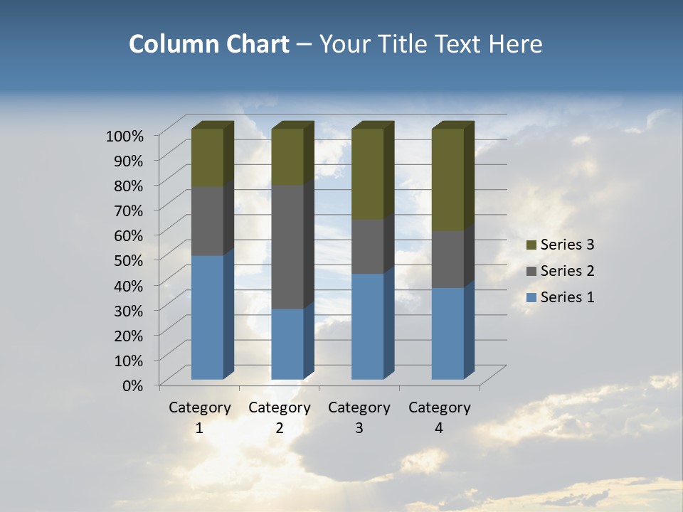 Scenic Brightly Cloud PowerPoint Template