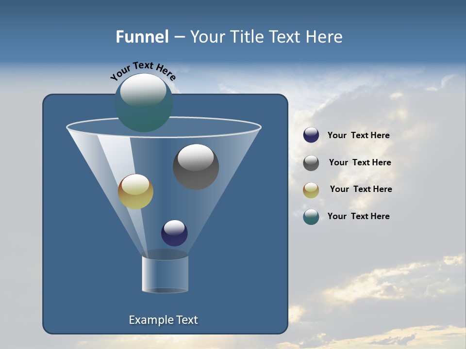 Scenic Brightly Cloud PowerPoint Template