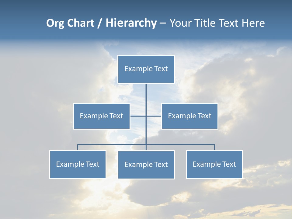 Scenic Brightly Cloud PowerPoint Template